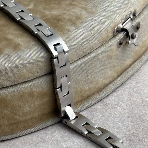 Men's Steel Bracelet 7 1/2 " - Picture 1 of 5